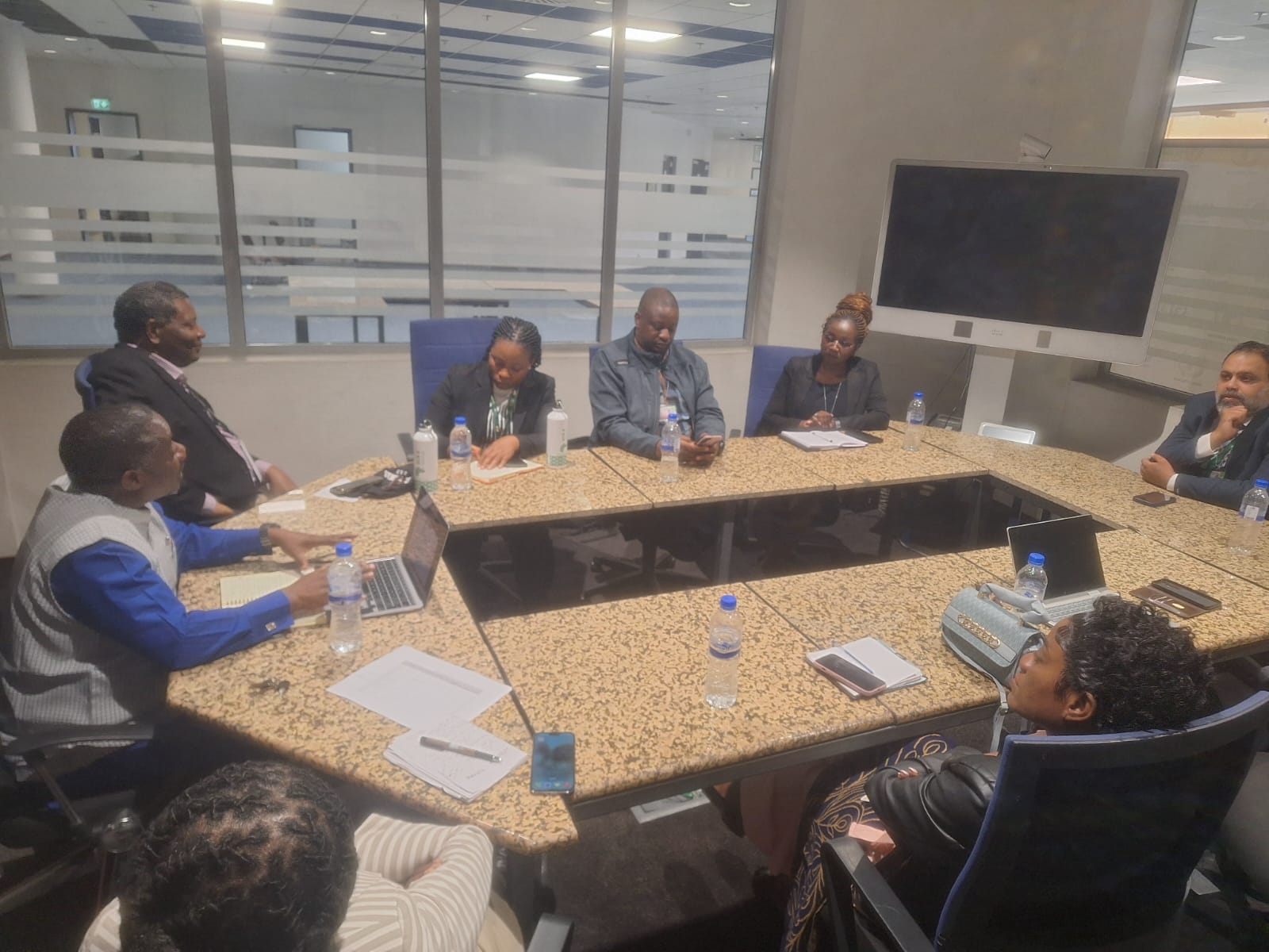 ERA Strategic Advisor Clement Voule conducting session with ACHPR Commissioners